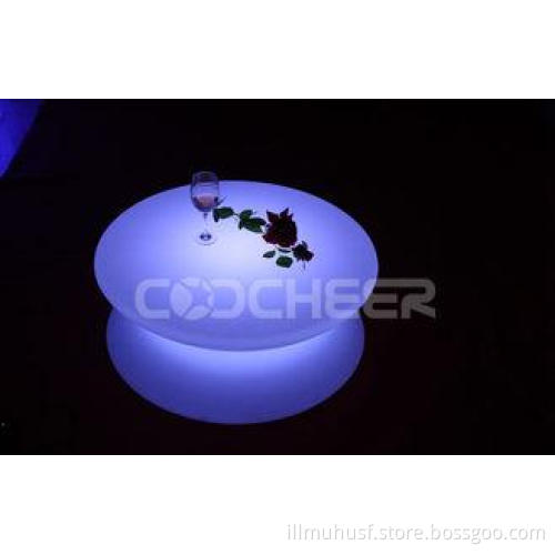 Rechargeable colors change Led Bar Table Modern Coffee Shop